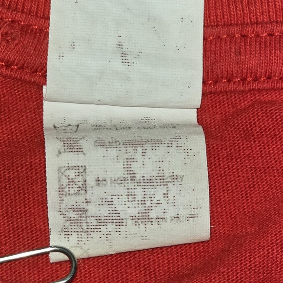 GODZILLA Great Wave Kanagawa T-Shirt‎ Men's Size Small Red - Picture 5 of 11